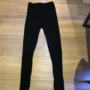 Black Maternity Jersey Leggings